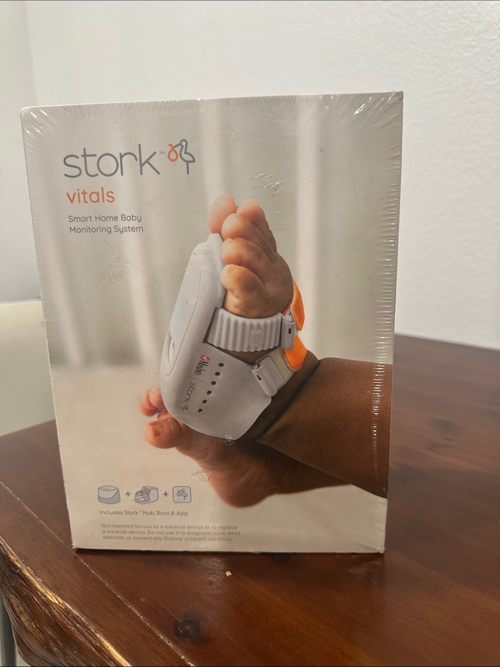 Vitals Smart Baby Monitor - White and Orange